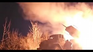 BM 21 Grad MLRS Chasov Yar April 16th 2024