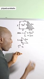 1.6K views · 28 reactions | How to solve a problem involving compound shapes. #shapes #geometry #pythagorastheorem #area #squares #triangles #gpadlearnmaths | Gpad Learn Maths | Facebook