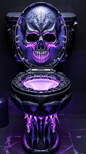Bathroom goals unlocked! 💀✨ What do you think of this epic skull toilet? | Love for Skulls
