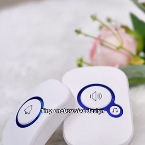 Wireless Doorbell, 90dB Loud 32 Chimes Door Bell with 1000ft Long Range, Electric Doorbells 4-Level Volume, Door Bell Ringer Easy Installation for Home, Office, Kids Room, Bedroom (White)