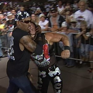 470K views · 1.2K reactions | "Macho Man" and Dennis Rodman took their battle out of the ring 23 years ago today at WCW Road Wild! | WWE Network | Facebook