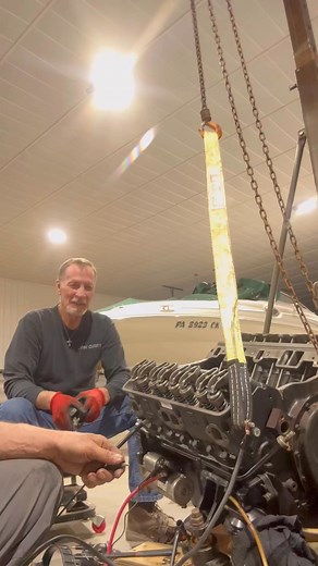 Rebuilding them one at a time #mercruiser #dirtyhands | Mountaintop Storage, LLC