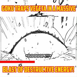 2.8K views · 128 reactions | Goku traps Vegeta in a massive blast of Destructive Energy!  | CALLMEARJ | Facebook
