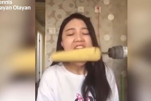 Chinese woman has hair ripped out in corn on the cob internet craze gone wrong