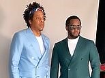 Sean 'Diddy' Combs with Jay-Z at Roc Nation Pre-Grammy Brunch