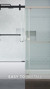 Delta® glass shower doors are more than just beautiful. Discover the features that make DIY shower design effortless. | Delta Faucet