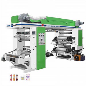 [Hot Item] High Accuracy Flexography Printing Machine LDPE HDPE BOPP PVC Film Flexo Printer