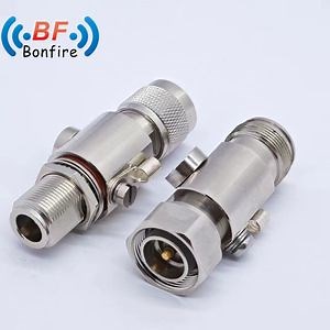 [Hot Item] RF 698-3800MHz Female Jack Coaxial Lightning Arrester F Jack to Jack Double Surge Protector Arrestor 0-3GHz Lightning Surge Arrester
