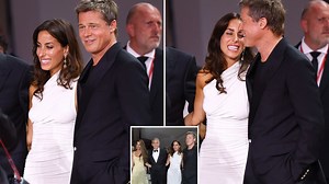 Brad Pitt, 60, makes red carpet debut with girlfriend Ines de Ramon, 34