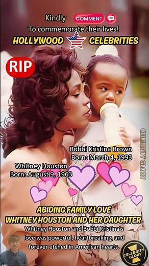 Whitney Houston and Her Daughter: A Tragic Story Remembered in Hollywood and the United States