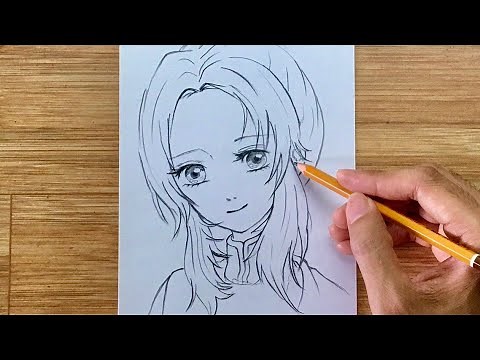 How to draw a simple girl #81 | Drawing cute anime girl | Art