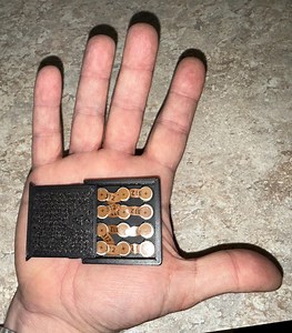 Hearing Aid Battery Case Size 312 - the Hearing Vault - Holds 12 Batteries - Rugged Pocket Travel Holder - Etsy