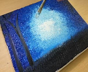 How to Draw a Couple in the Rain / Acrylic Painting Technique | Art Skills