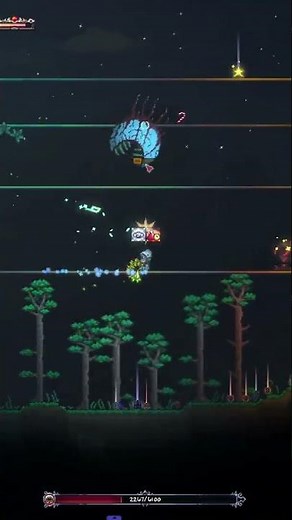 beating the Eye of Cthulhu in INFERNUM MODE! | Terraria Calamity Infernum Mod Mode