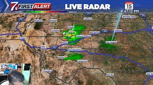 Thunderstorms tracked in Southeast NM and Winkler counties. | First Alert 7