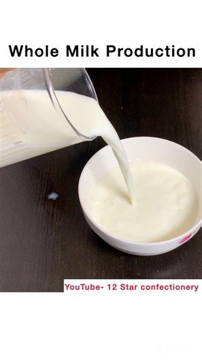 Home made milk. Very cheap and easy to make. #milk #homemademilk | 12StarConfectionery