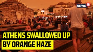 1K views | Athens swallowed up by orange haze from Sahara dust storm #Athens #SandStorm #SaharaDust #Orange | News18 | Facebook
