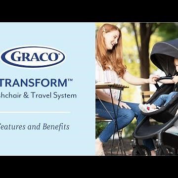 The all-in-one convertible Graco Transform™ Pramette to Pushchair