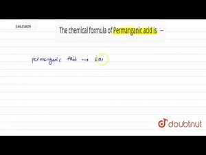 The chemical formula of Permanganic acid is `-`