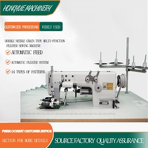 [Hot Item] Double Needle Chain Type Multi-Function Pleater Sewing Machine
