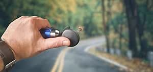Push,Thumb Operated. for Automatic Vehicles. Designed for Disabled Drivers.Portable car Hand Controls, Driving Aids,Controllable with Either Left or Right Hand - SCI (Black Handle)