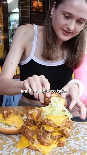 121K views · 1.9K reactions | Giant 6K Calorie McChicken Burger Challenge #eatingchallenge #speedeating #competitiveeating #foodchallenge #burger | Nela Zisser | Facebook