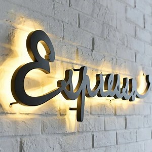 [Hot Item] Stainless Steel Channel Letter Sign Coffee Shop Board Business Sign Board for Shop 3D LED Letter Signage