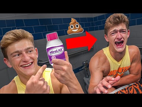 Taking Laxatives Before The Gym…