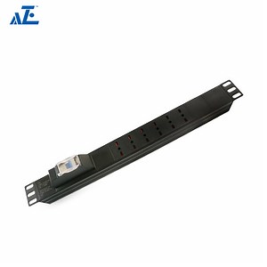[Hot Item] 1u Rack Mount 6 Ways Italy PDU with 1p Circuit Breaker