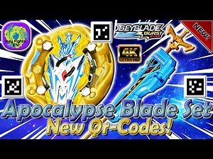 New Apocalypse Blade Set QR-Codes - Beyblade Burst Rise