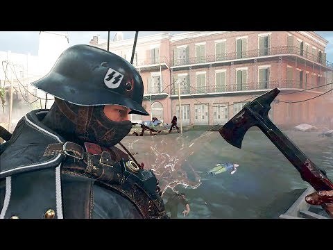 WOLFENSTEIN 2 - Stealth Mission Gameplay Rampage