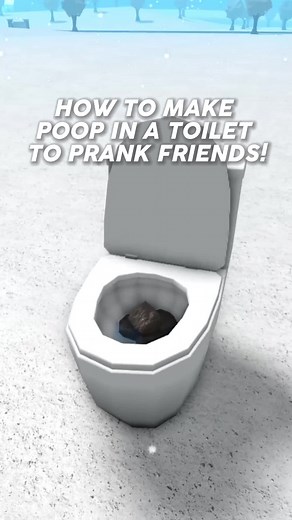 How to Make Fake Poop Prank in Roblox Bloxburg