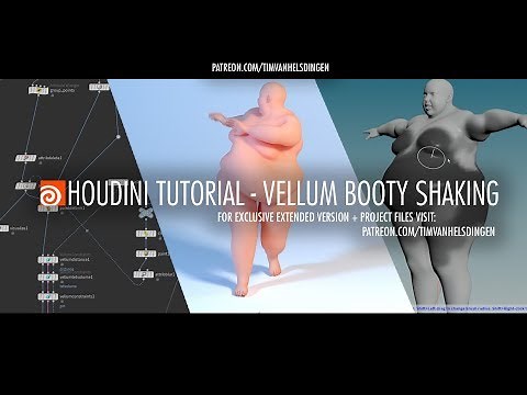 Houdini Tutorial - Vellum booty shake