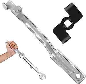 Universal Wrench Extender Tool Bar - Torque Adaptor Extension for Hard to Reach Areas,13.4inch Universal Long Wrench Extension 1/2inch Drive Breaker Bar Extender Torque Amplifier for Mechanics
