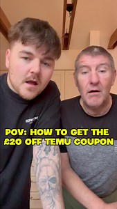 POV: How to Get The Temu £20 Coupon! 🔍 Code dxa4295 in #temu search bar for £20 Coupon 🔗 in bio *(In-app activity. Limited to 1 per user. With qualifying orders. T&Cs apply. ) | Dkleyntv