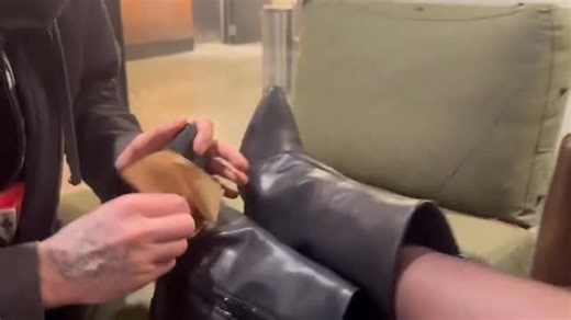Timothy Hellman | Polishing Domineering Goddess Miley’s Boots! . . . . . . . . . . . . . . . #dominatrix #femdom #femdomfanatico #dom #domme... | Instagram
