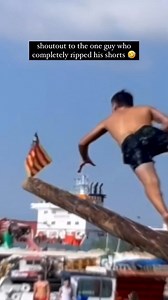 Could you complete this challenge? 😳 🎥 (Travel.to.Valencia via ViralHog) #viralvideos #swimming #challenge #americanninjawarrior #ninjawarrior | Brennan Rogers