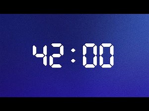 42 Minute Timer to Shift Your Brain Waves to Focus & Stay in Frequency | Deep State Edition | NX 🎵🎵