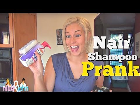 NAIR SHAMPOO PRANK - Top Girlfriend and Boyfriend Pranks