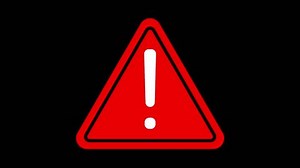 Attention Sign Exclamation Point Mark Red Stock Footage Video (100% Royalty-free) 3985265645 | Shutterstock