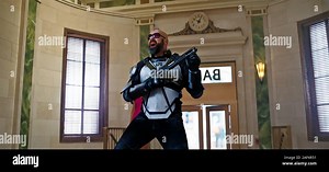USA. A scene from the ©20th Century Fox new movie: Free Guy (2020).  Plot: A bank teller discovers that he's actually an NPC inside a brutal, open world video game.  Ref: LMK110-J5914-101219 Supplied by LMKMEDIA. Editorial Only. Landmark Media is not the copyright owner of these Film or TV stills but provides a service only for recognised Media outlets. pictures@lmkmedia.com Stock Photo - Alamy
