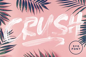 CRUSH SVG Font, a Font by Sam Parrett