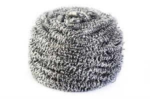 [Hot Item] Heavy Duty Stainless Steel 410 Wire Wool Sponge Spiral Flat Pot Scourer Manufacture