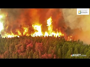 Timelapse of the French Fire as seen from Alta Sierra