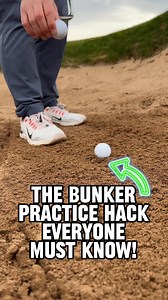 BUNKER HACK: Place a “shadow ball” behind your ball for perfect splash shots every time!#GolfTi | Callum Beveridge Golf