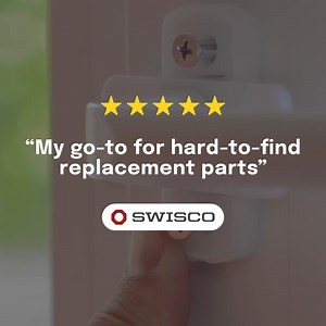 Whether you’re finishing a home project or just getting started, SWISCO has the replacement parts, guidance and prices you won’t find anywhere else. 🧑‍🔧 Real experts to help you identify the right parts 🔩 Wide-inventory of hardware from leading brands 🚚 Expedited delivery straight to your door ⭐️ 1000’s of 5-star reviews | SWISCO.COM