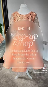  CONFIRMATION DRESS POP-UP  Glowing Girlie's will be taking...