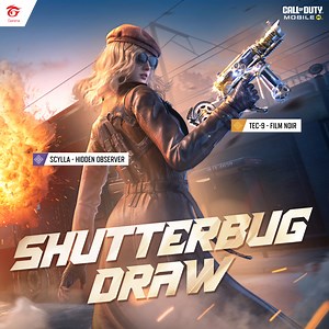 3.7K reactions · 85 shares |  SAY CHEESE  Flash your biggest smile with the arrival of Scylla - Hidden Observer and the legendary TEC-9 - Film Noir! Get them now from the Shutterbug Draw➡️ https://codmgrn.onelink.me/7EoI/PlayCODM #TOGETHERWEFIGHT #CODMMUNITY #CODMTayo #CODMVintageVigilance | Garena Call of Duty Mobile | Facebook