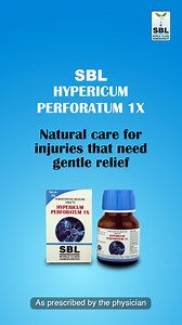 Nerve pain after an injury? SBL Hypericum Perforatum may help ease: ✅ Nerve injuries – especially in fingers, spine, and toe nails ✅ Pain from puncture wounds ✅ Discomfort after surgery ✅ Numbness or tingling in hands and feet Support your recovery with gentle homoeopathic care. BUY NOW: https://sblglobal.com/product/hypericum-perforatum-1730 As prescribed by the physician #NerveCare #HypericumPerforatum #SBLHomoeopathy #NaturalRelief #PainSupport #naturalsupport #sblglobal #sbl #supportrecover 