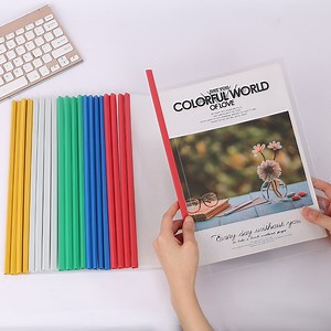 [Hot Item] Custom Transparent A4 Paper Clear Plastic PP Report Cover with Slide Bar